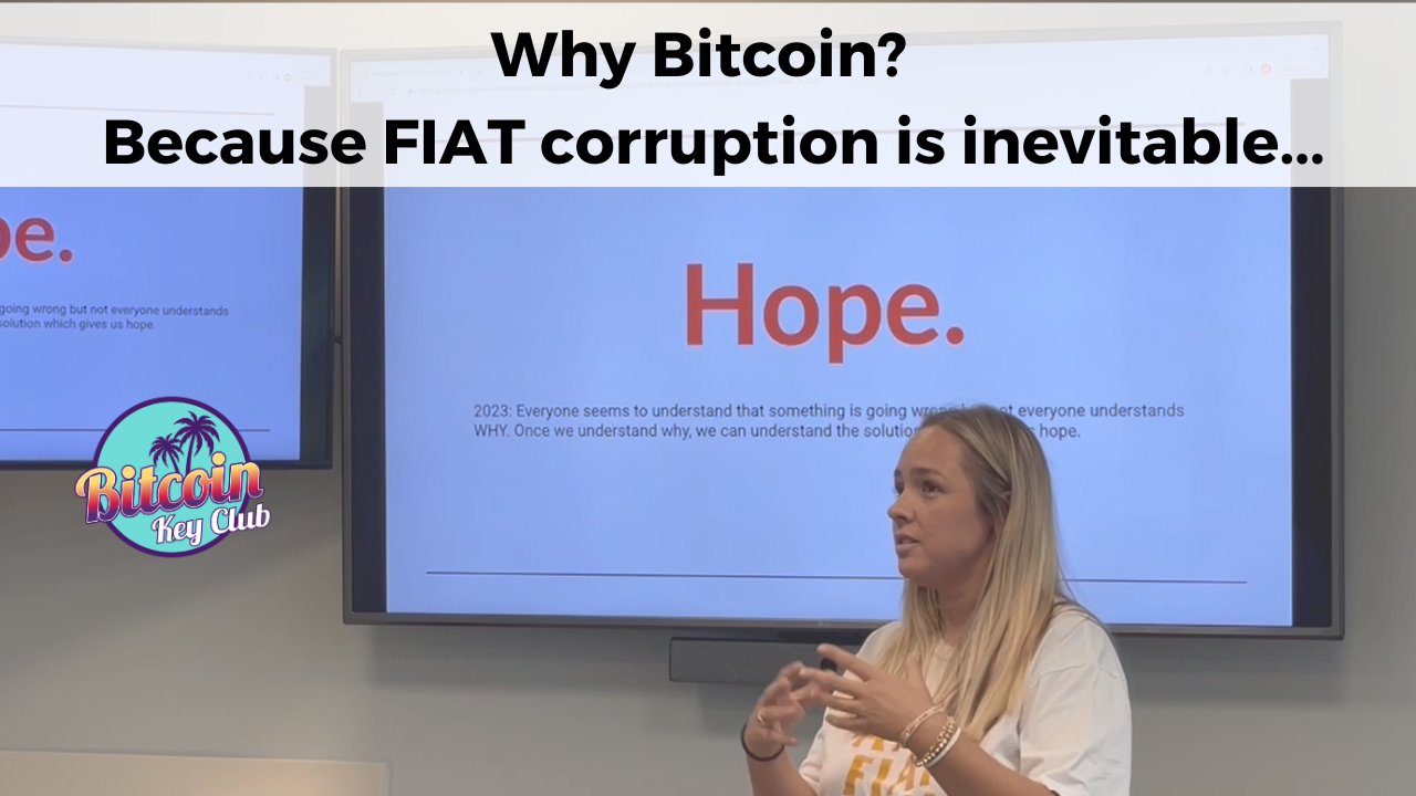 Why Bitcoin?  Because FIAT corruption is inevitable…